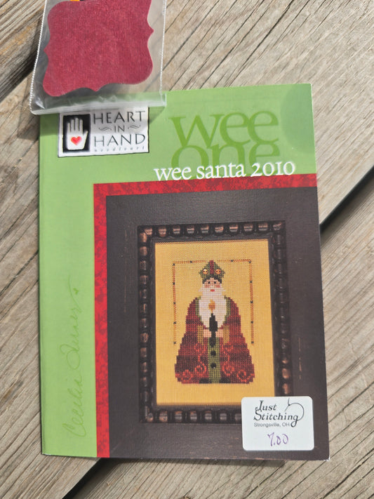 Heart in Hand - Wee Santa 2010 - Wee One- Cross Stitch Pattern