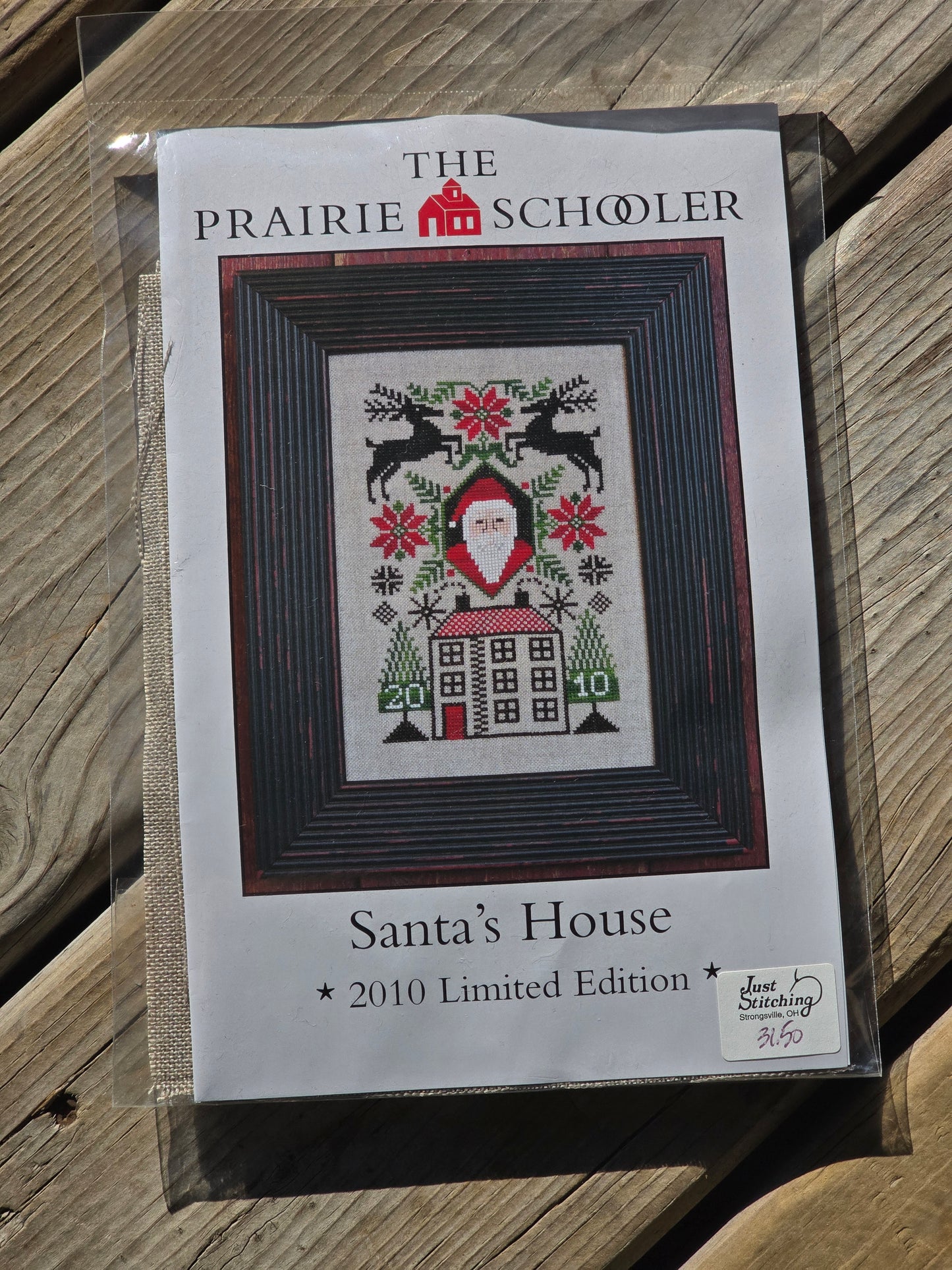 The Prairie Schooler - Santa's House - 2010 Limited Edition - Cross Stitch Kit