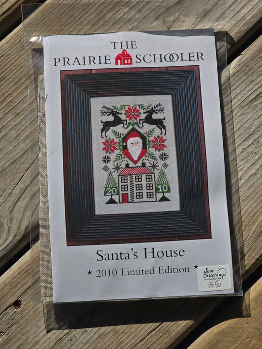 The Prairie Schooler - Santa's House - 2010 Limited Edition - Cross Stitch Kit