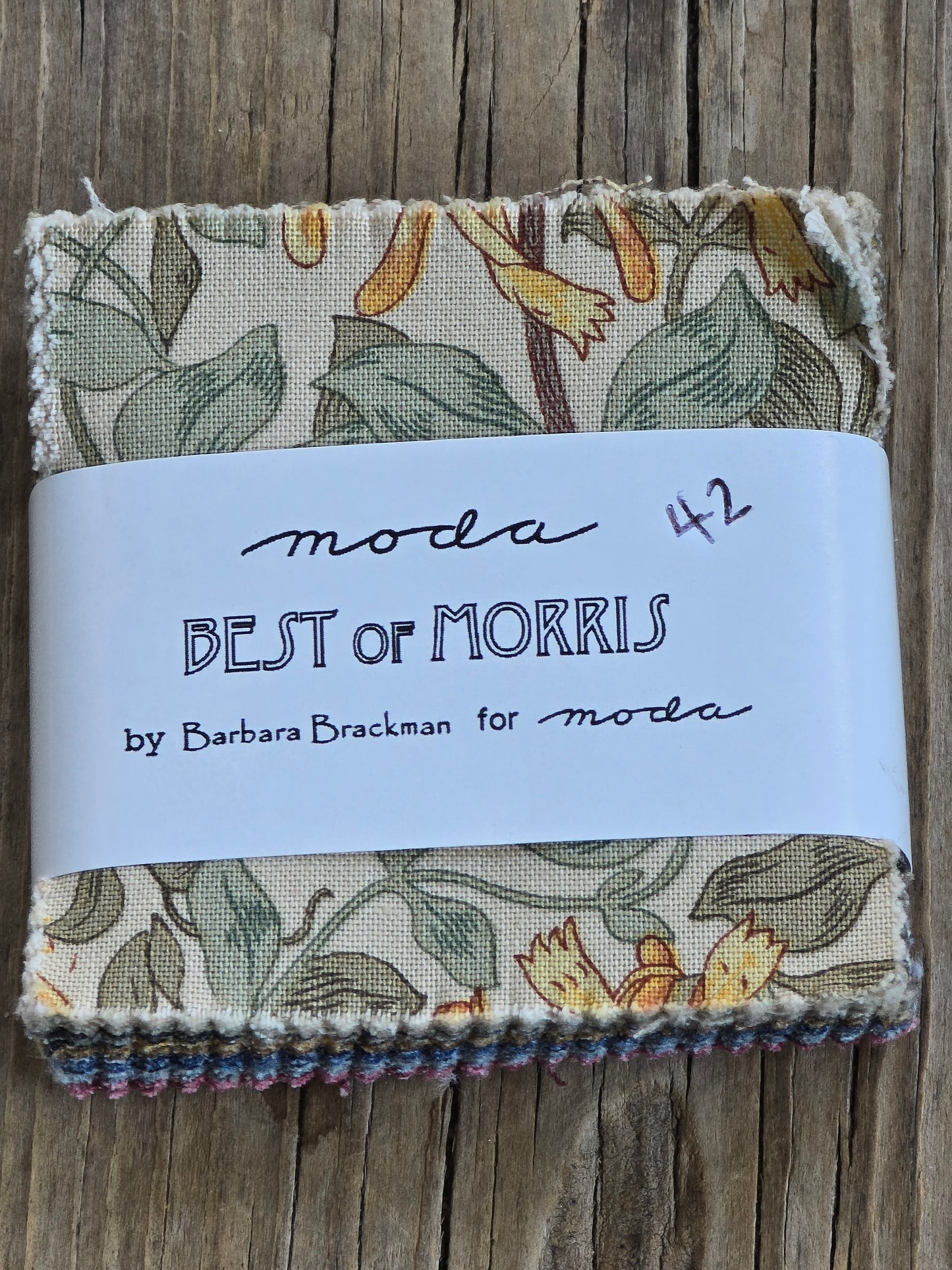 Moda - Barbara Brackman - Best of Morris - Quilting Fabric - Mini Charm Pack