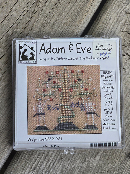 Kreinik - Remember the Ladies - Adam & Eve - Cross Stitch Kit