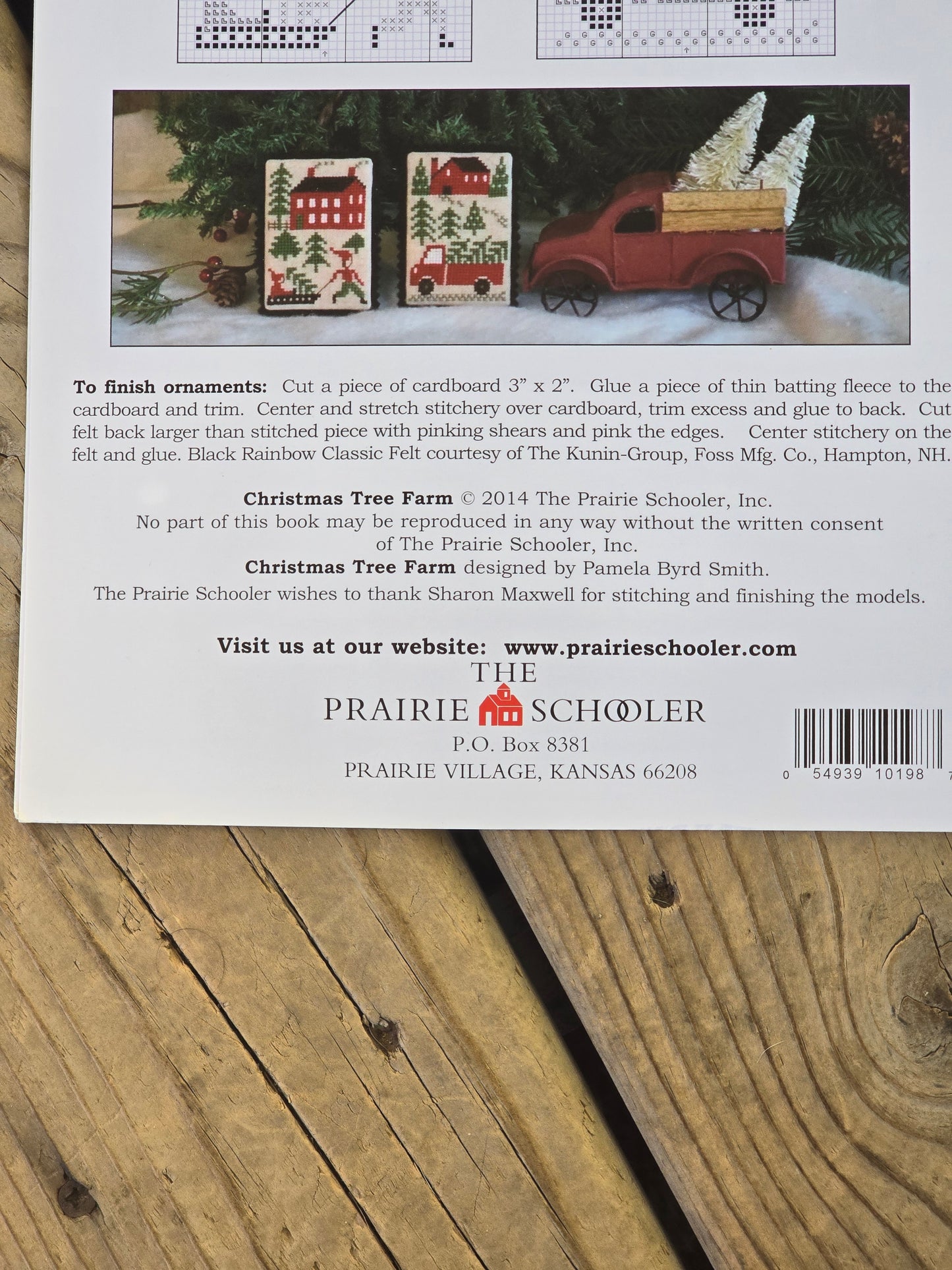 The Prairie Schooler - Christmas Tree Farm - Book No. 198 - Cross Stitch Pattern