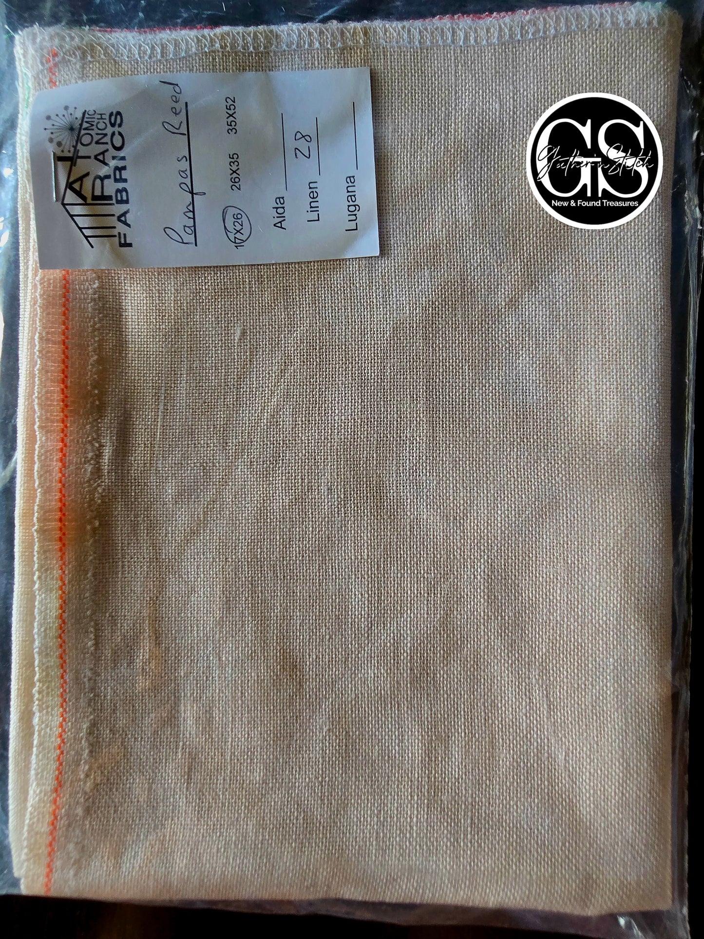 Atomic Ranch Fabrics - Pampas Reed 28 Count Linen - Cross Stitch Cloth