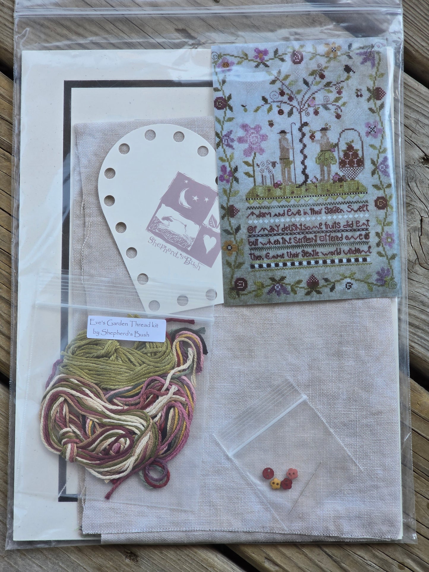 Shepherd's Bush - Eve's Garden - Cross Stitch Kit