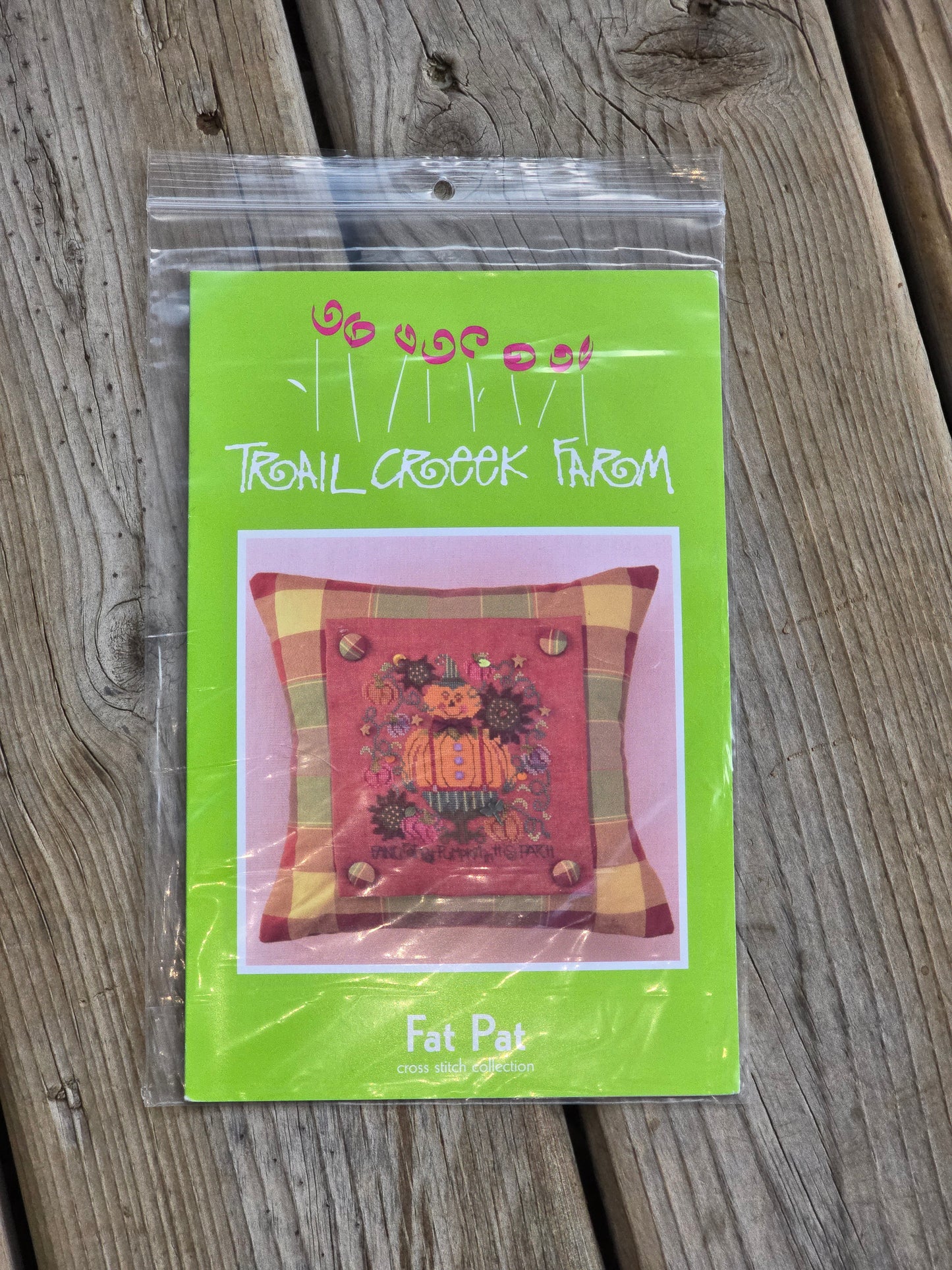 Trail Creek Farm - Fat Pat - Cross Stitch Pattern