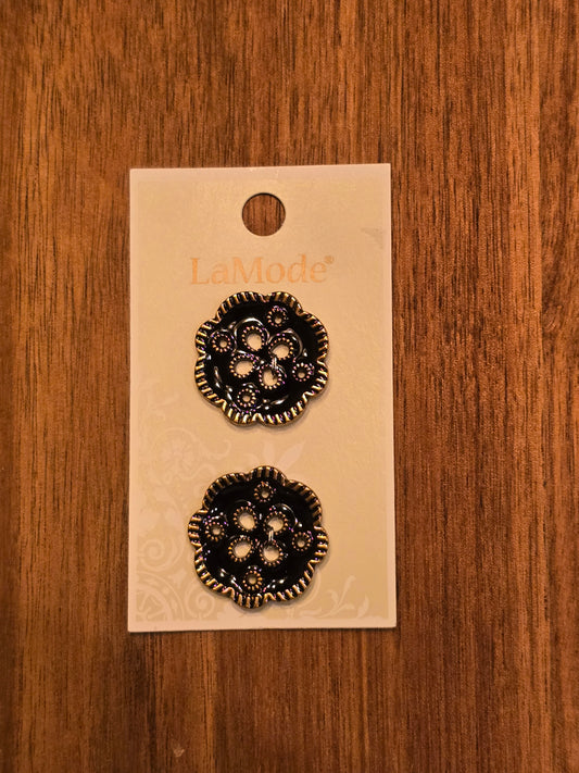 LaMode - Black and Gold Buttons