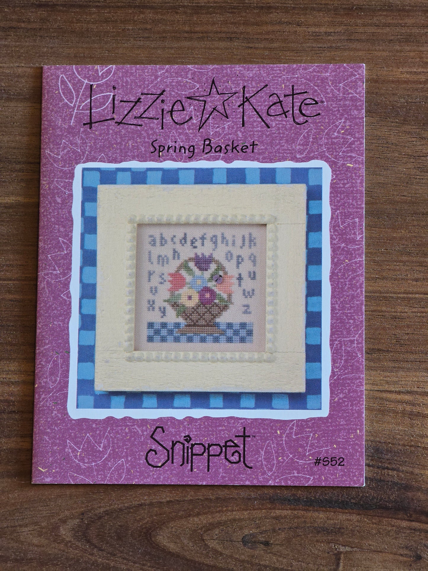 Lizzie Kate - Snippet - Spring Basket - Cross Stitch Pattern