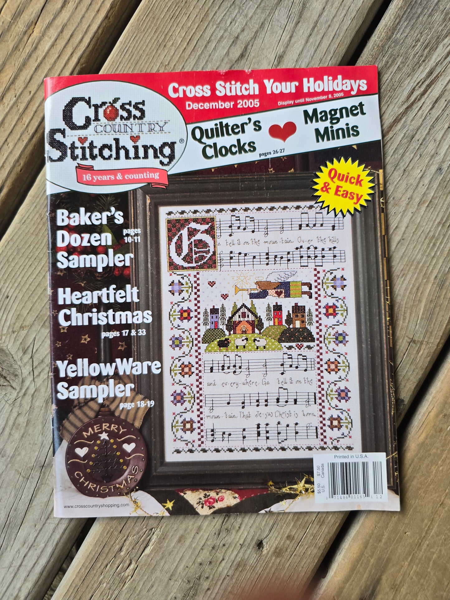 Cross Country Stitching Magazine - 2005 Bundle