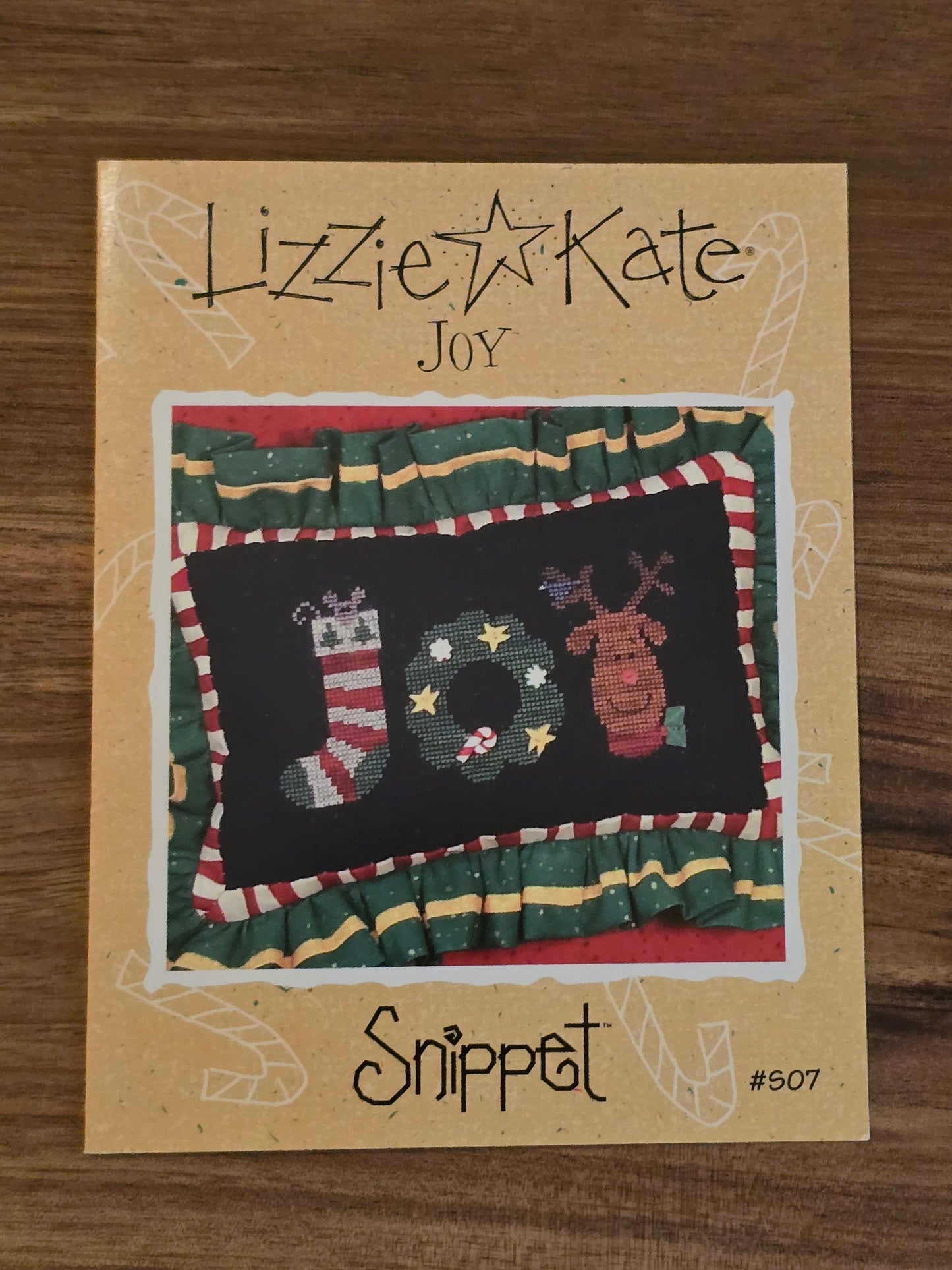 Lizzie Kate - Snippet - Joy - #S07 - Cross Stitch Pattern