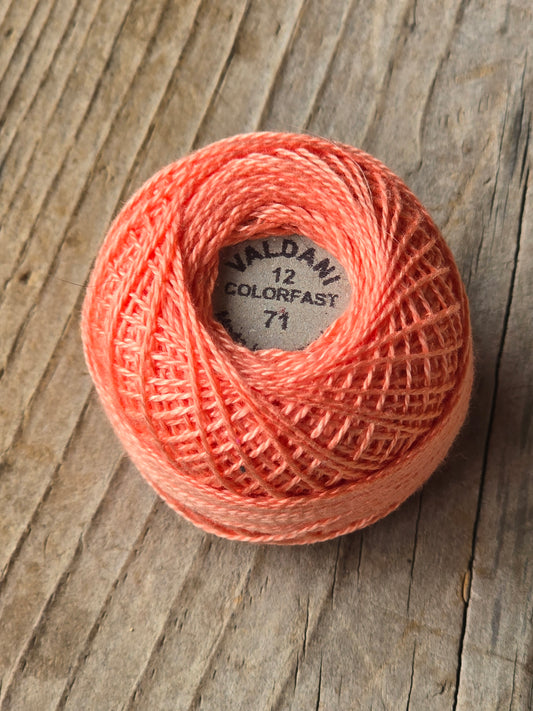 Valdani - Perle Cotton - Hand-Dyed - Size 12 - #71 - Thread