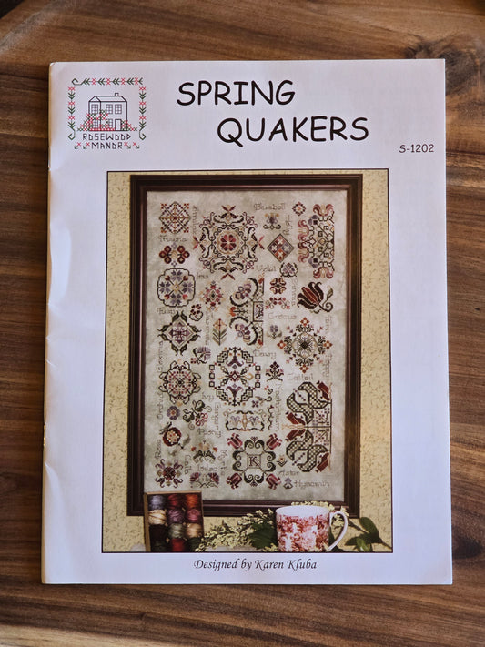 Rosewood Manor - Spring Quakers - Cross Stitch Kit