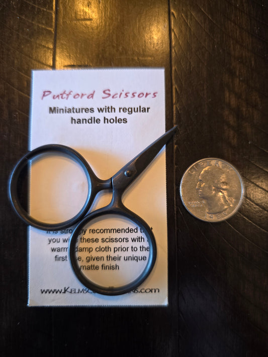 Kelmscott Designs- Putford Scissors - Miniature w/Regular Handle Holes