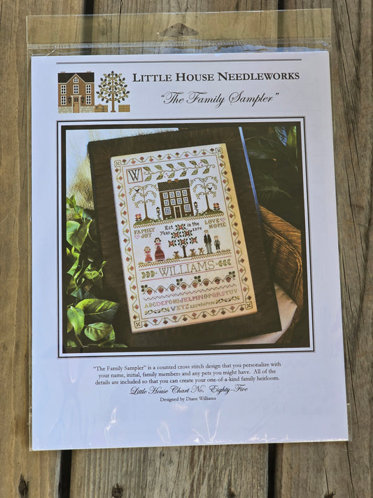 Little House Needleworks - The Family Sampler - Cross Stitch Pattern