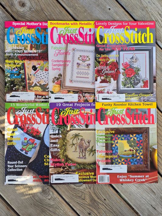 Just Cross Stitch - 2004- Magazine Bundle