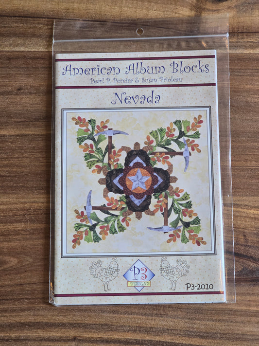 P3 Designs - American Album Blocks - Nevada - Applique Pattern