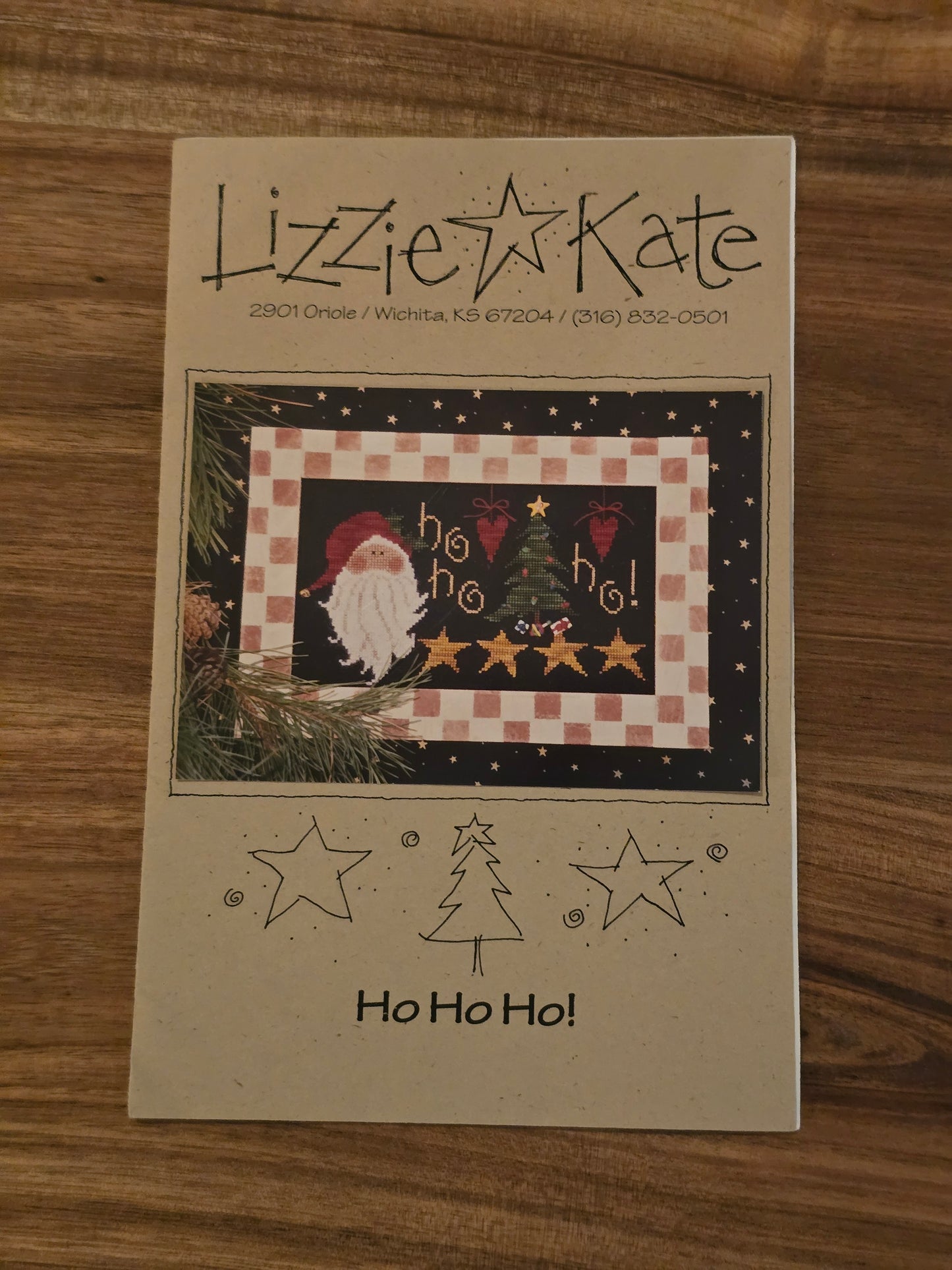 Lizzie Kate - Ho Ho Ho! - #022 - Cross Stitch Pattern