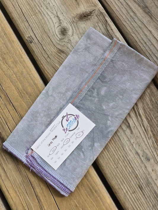 BeStitchMe - Gray Magic - 36ct Linen - Cross Stitch Cloth