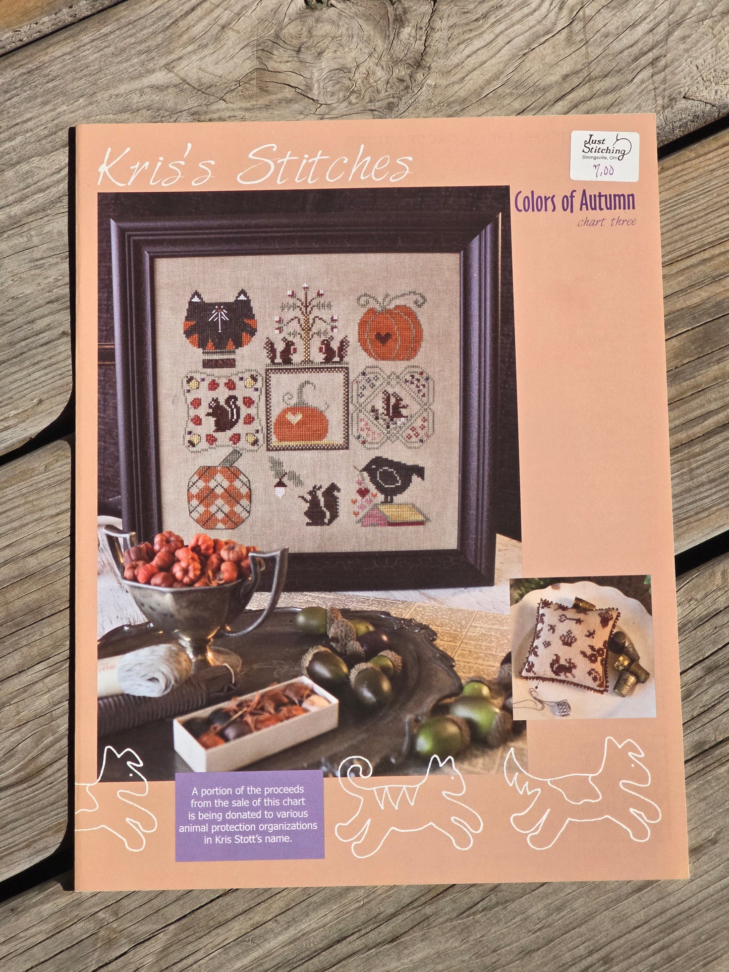 Norden Crafts, Ltd. - Kris's Stitches - Colors of Autumn - Chart Three - Cross Stitch Pattern