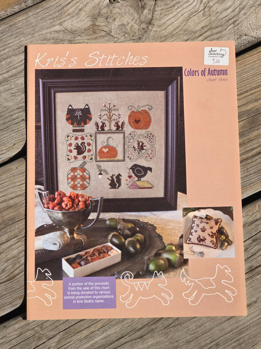 Norden Crafts, Ltd. - Kris's Stitches - Colors of Autumn - Chart Three - Cross Stitch Pattern