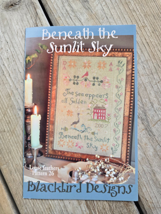 Blackbird Designs - Beneath the Sunlit Sky - Loose Feathers Pattern #26 - Cross Stitch Pattern