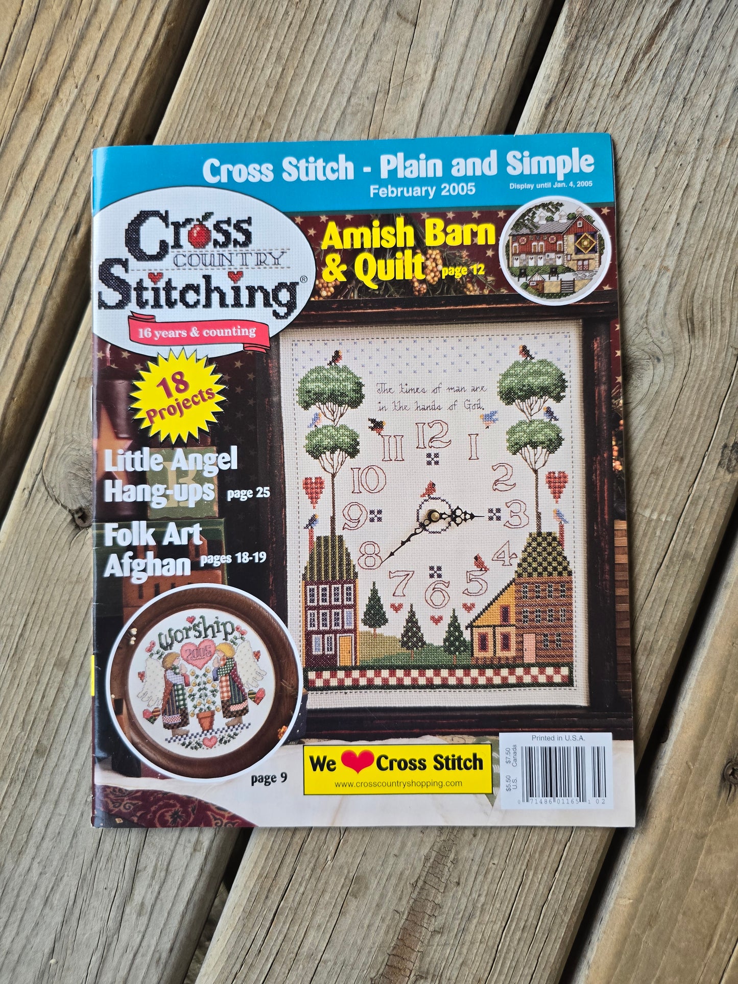 Cross Country Stitching Magazine - 2005 Bundle