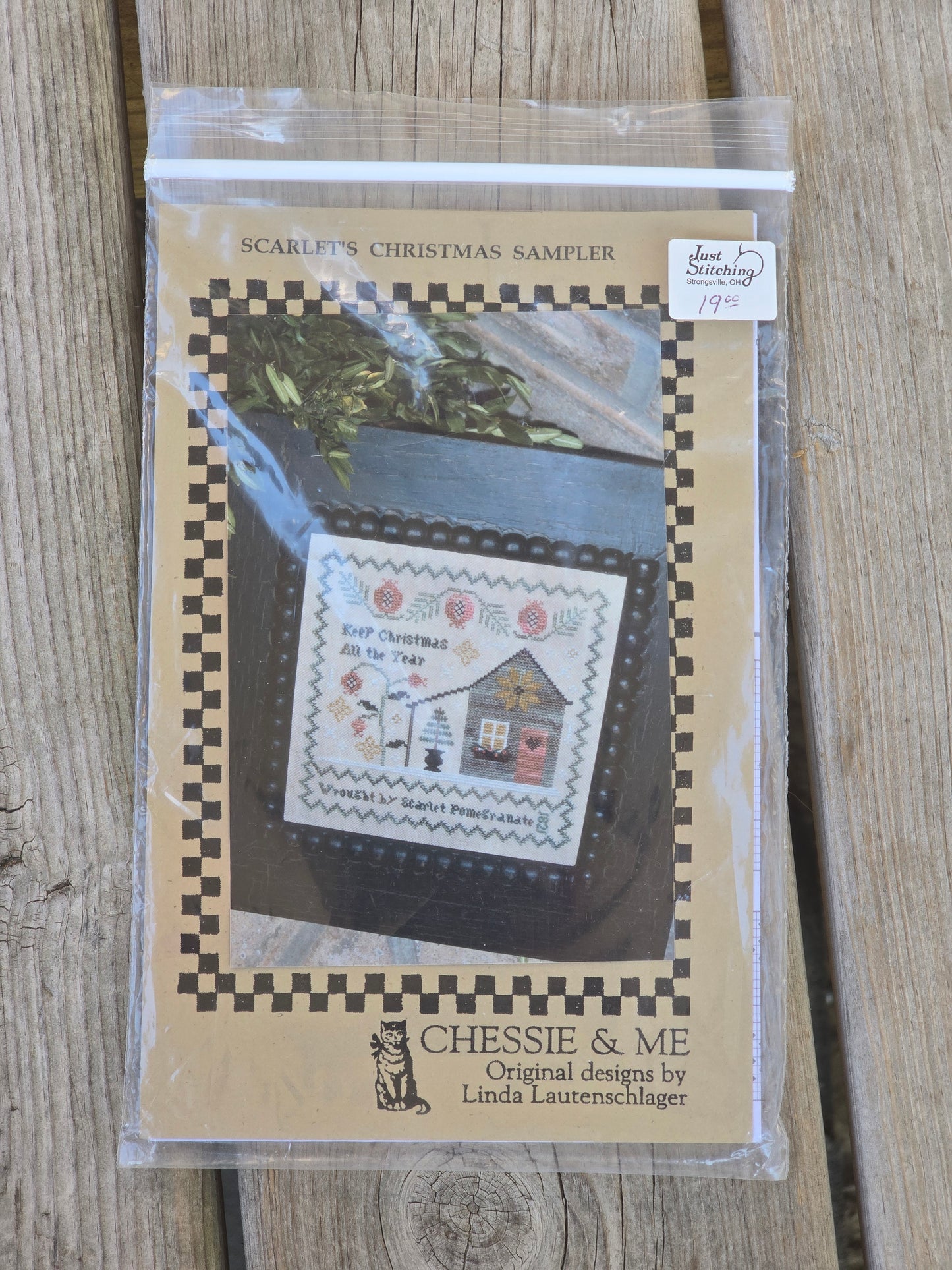 Chessie & Me - Scarlet's Christmas Sampler - Cross Stitch Kit