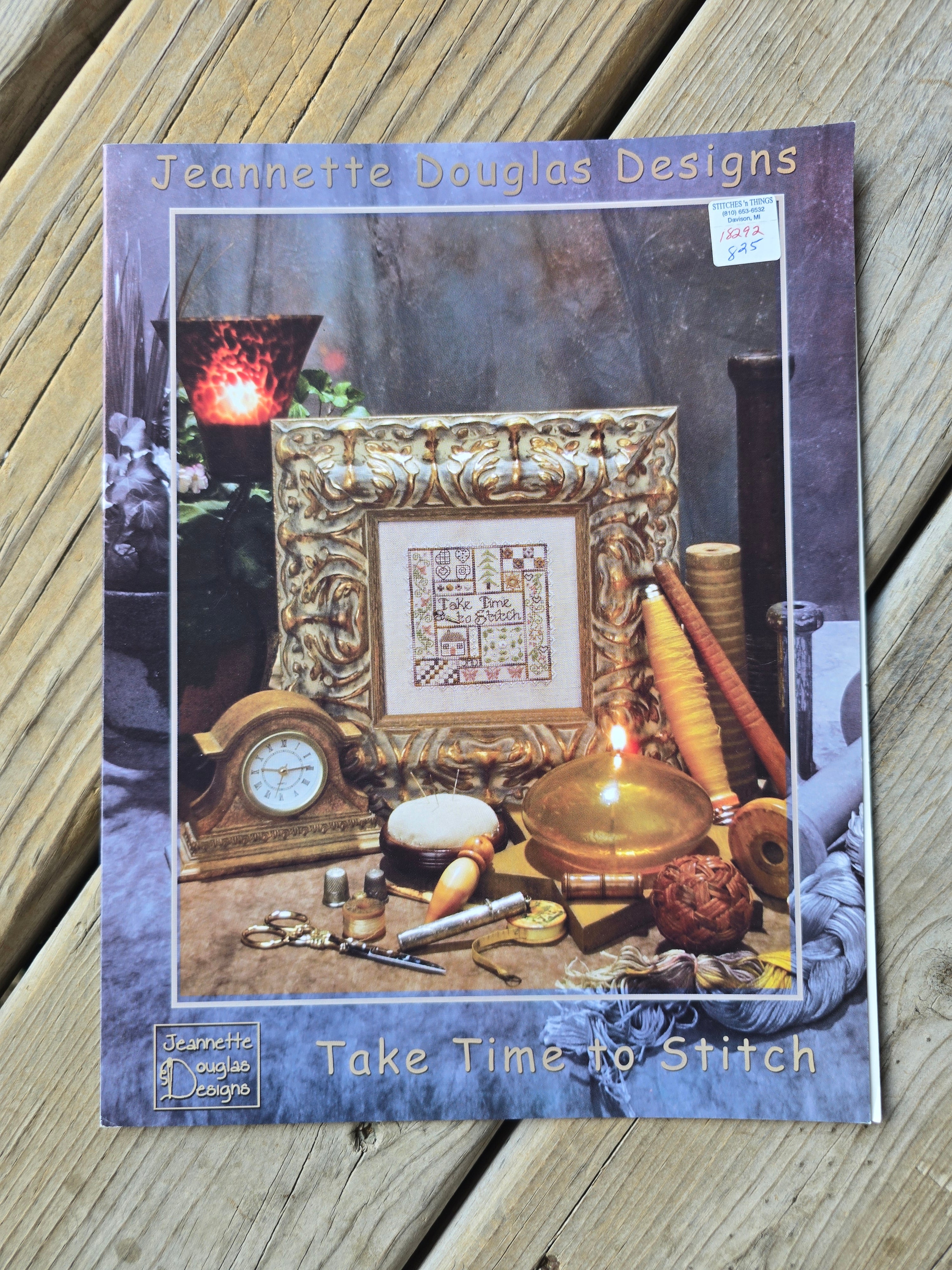 Jeanette Douglas Designs - Take Time to Stitch - Cross Stitch Pattern ...