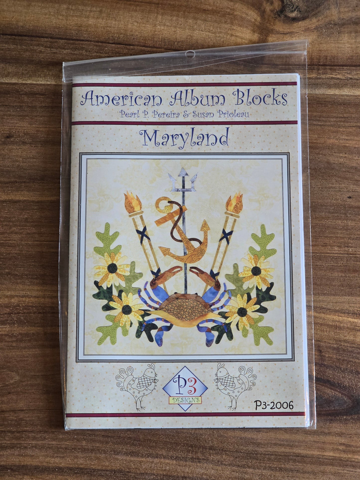 P3 Designs - American Album Blocks - Maryland - Applique Pattern