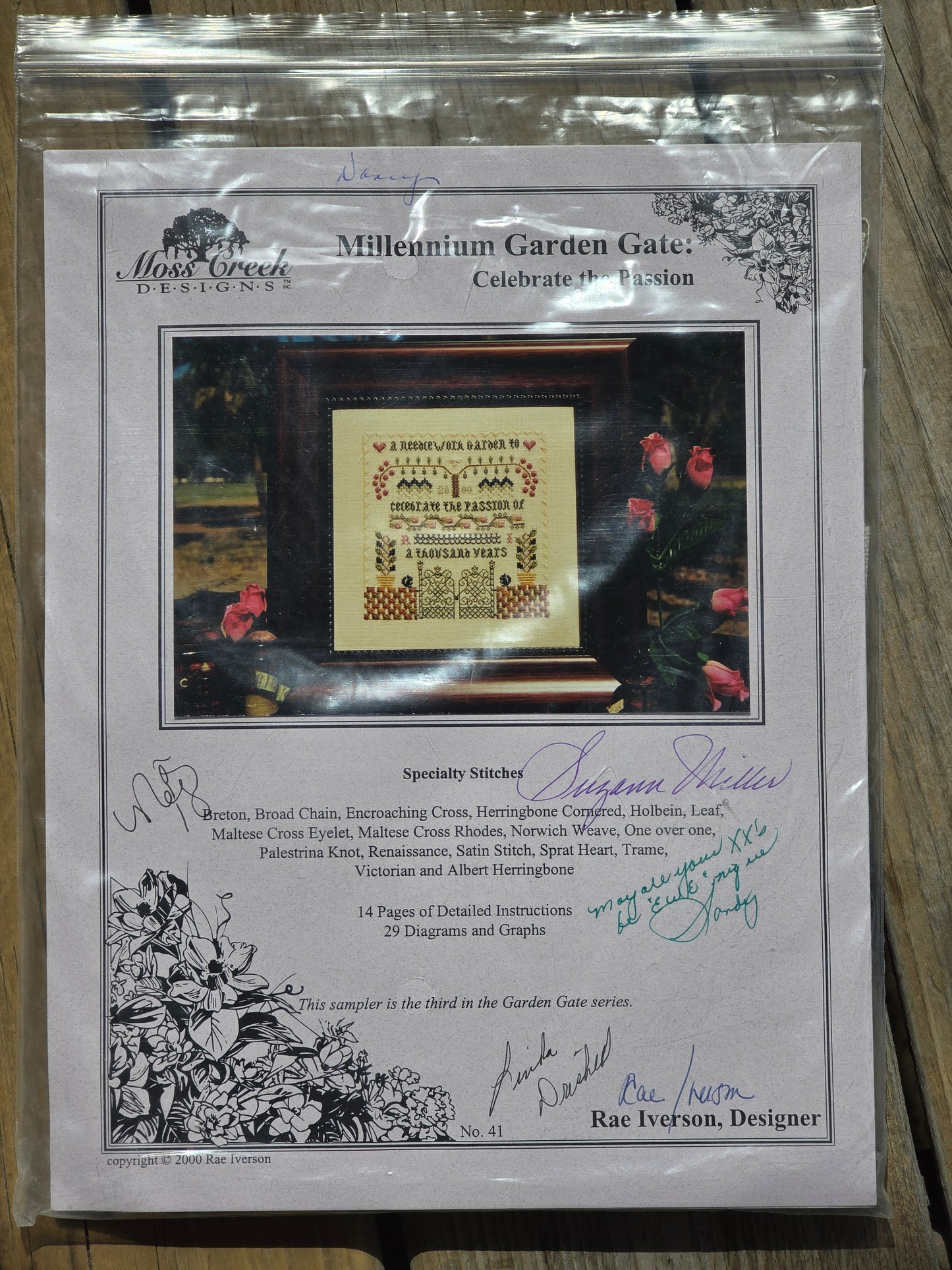 Moss Creek Designs - Millennium Garden Gate: Celebrate the Passion - Cross Stitch Kit