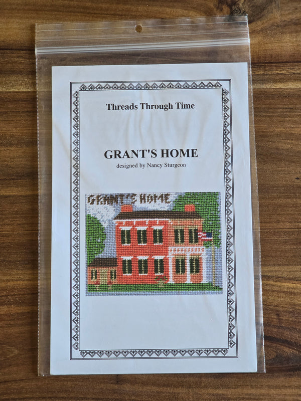 Threads Through Time - Grant's Home - Cross Stitch Pattern – GATHER 'N ...