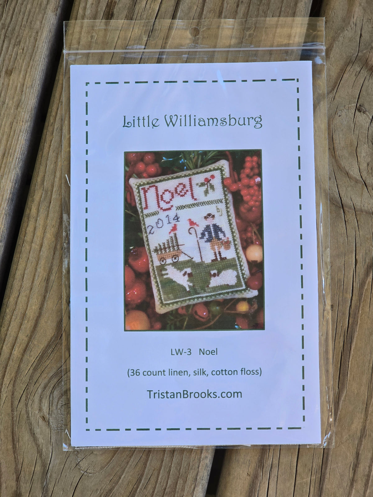 Tristan Brooks Designs - Little Williamsburg - Noel - Cross Stitch Kit