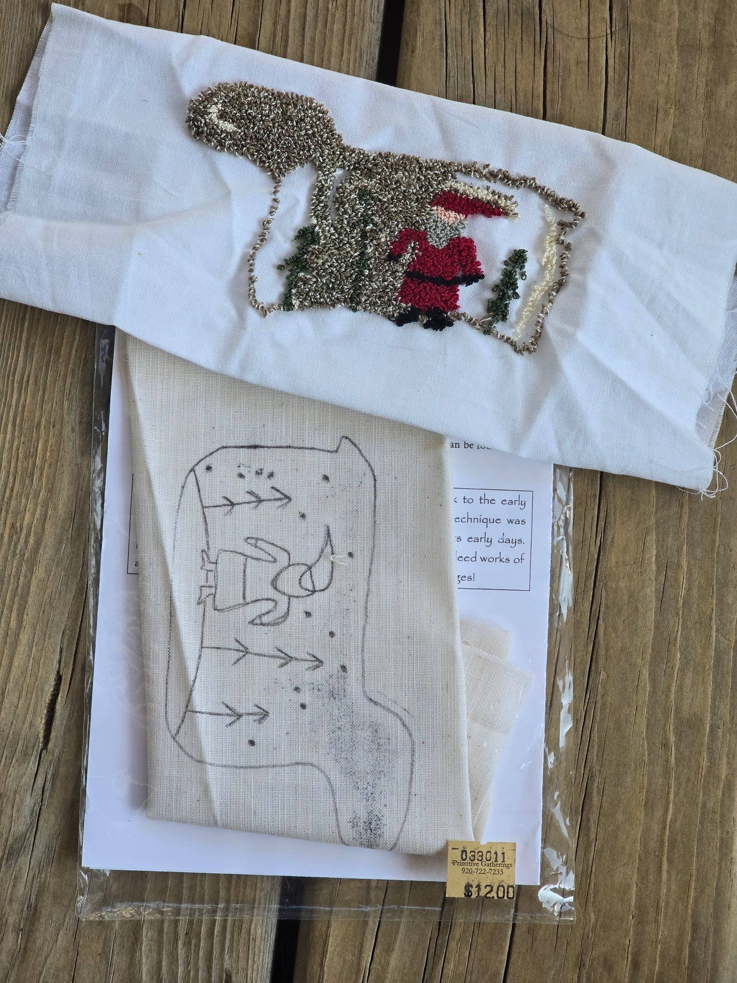 With Thy Needle & Thread - Rudolph - Embroidery - Punchneedle Pattern