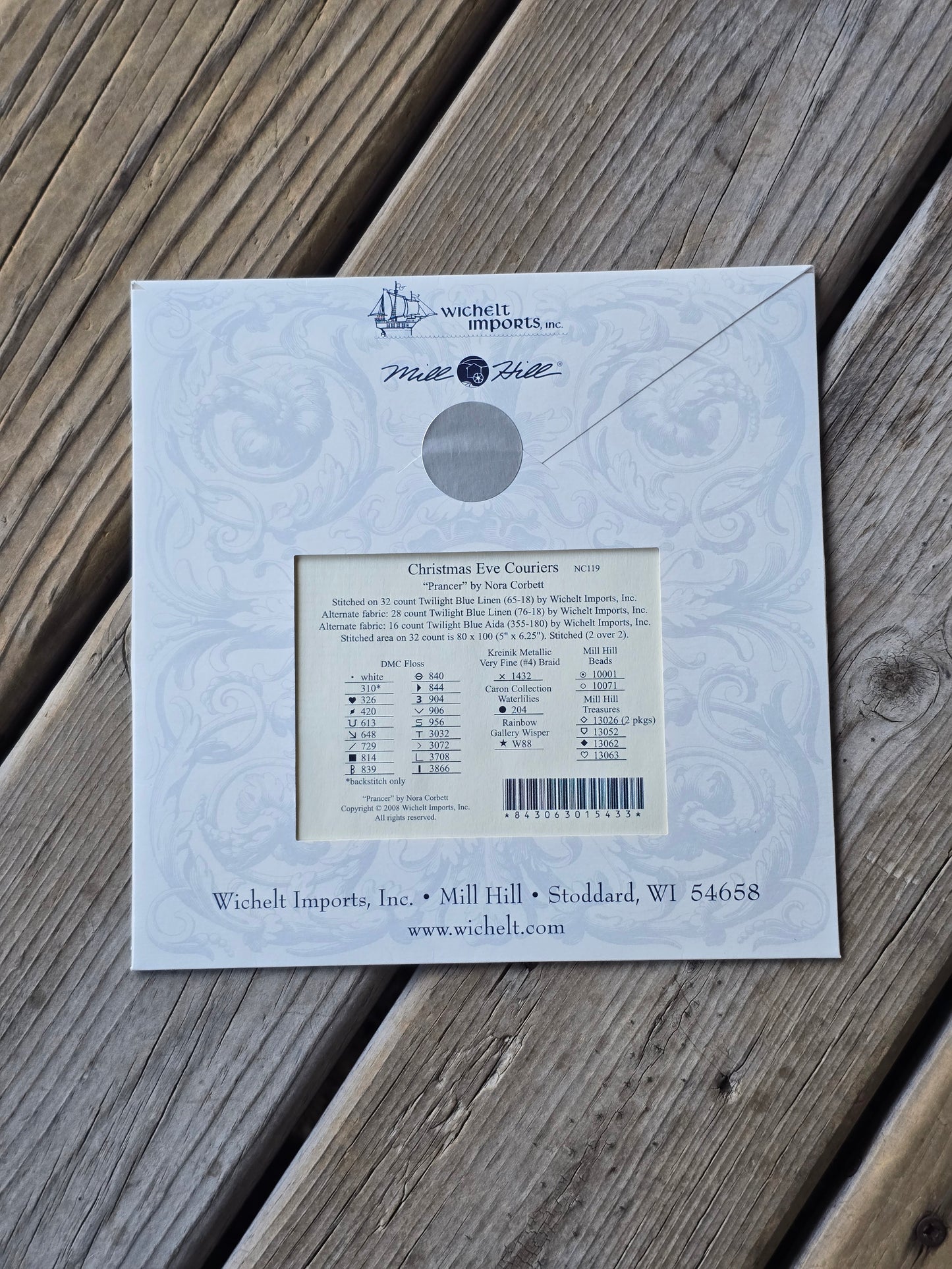 Mirabilia - Christmas Eve Couriers "Prancer" - Cross Stitch Pattern