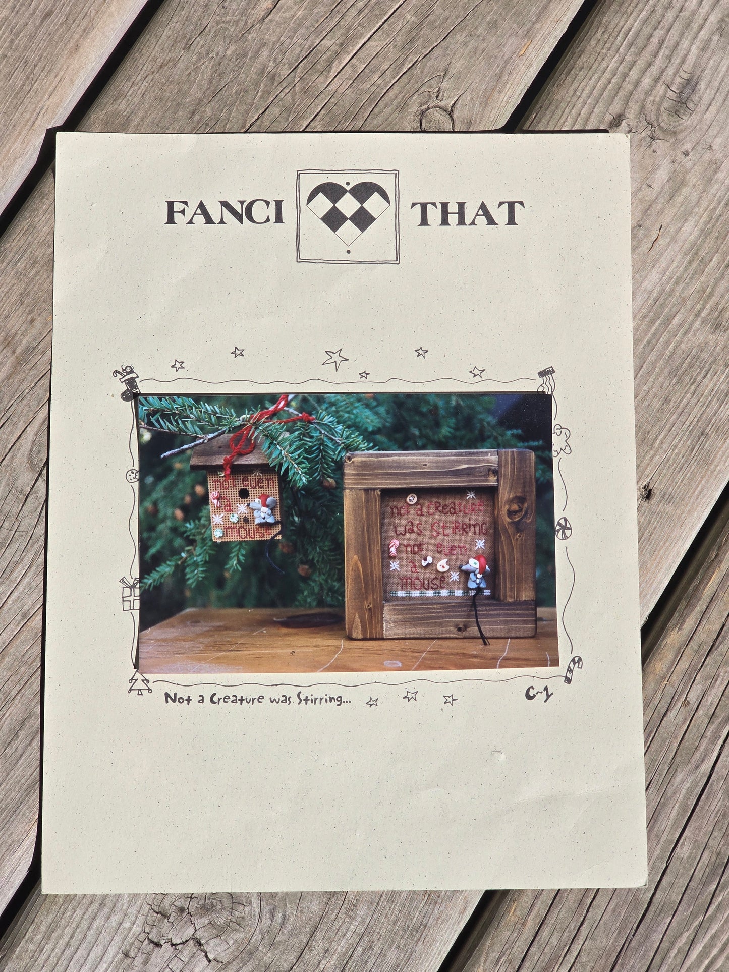 Fanci That - Not a Creature was Stirring - Cross Stitch Pattern