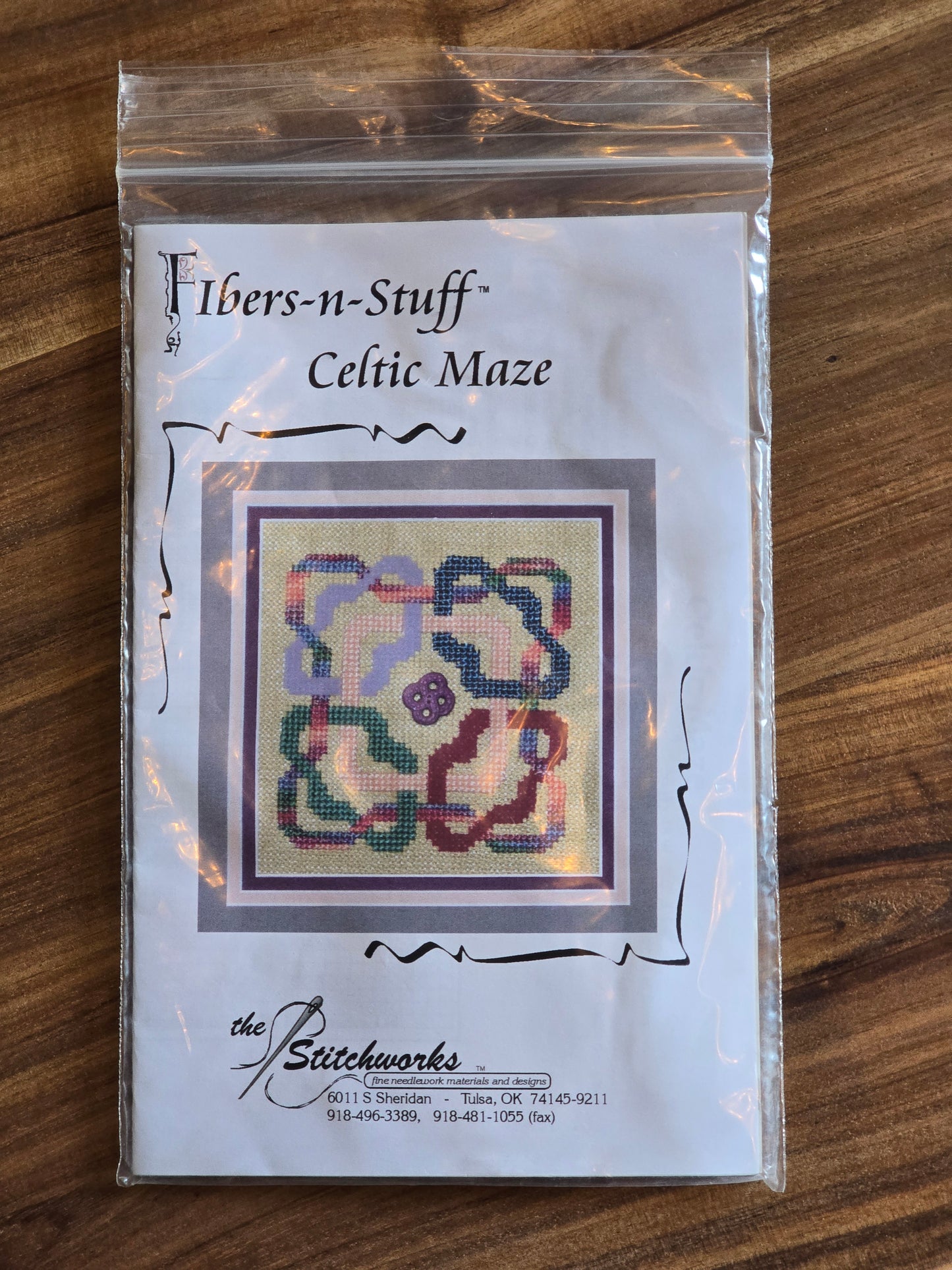 The Stitchworks - Fibers-n-Stuff - Celtic Maze - Cross Stitch Kit
