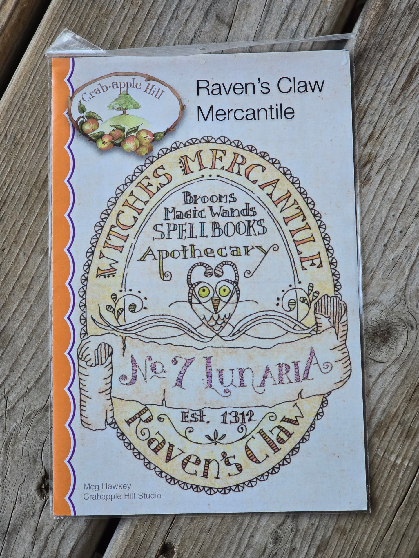 Crab-apple Hill - Raven's Claw Mercantile - Embroidery Pattern