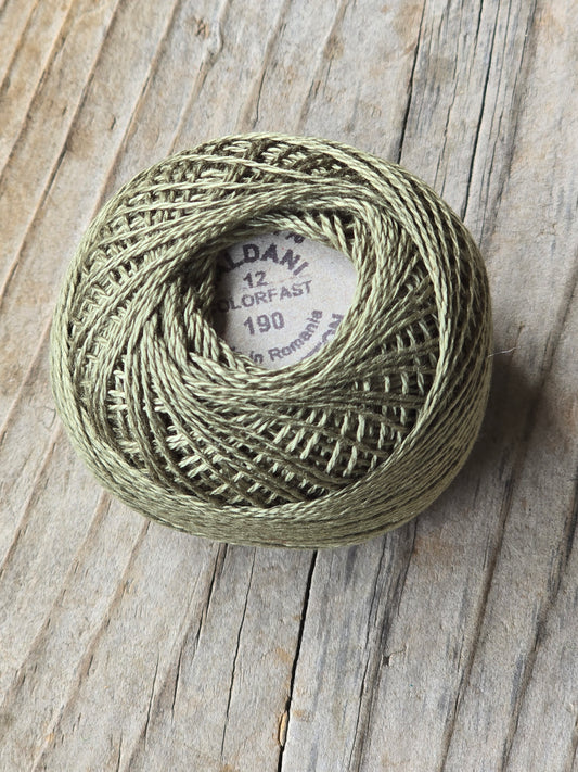 Valdani - Perle Cotton - Hand-Dyed - Size 12 - #190 - Thread