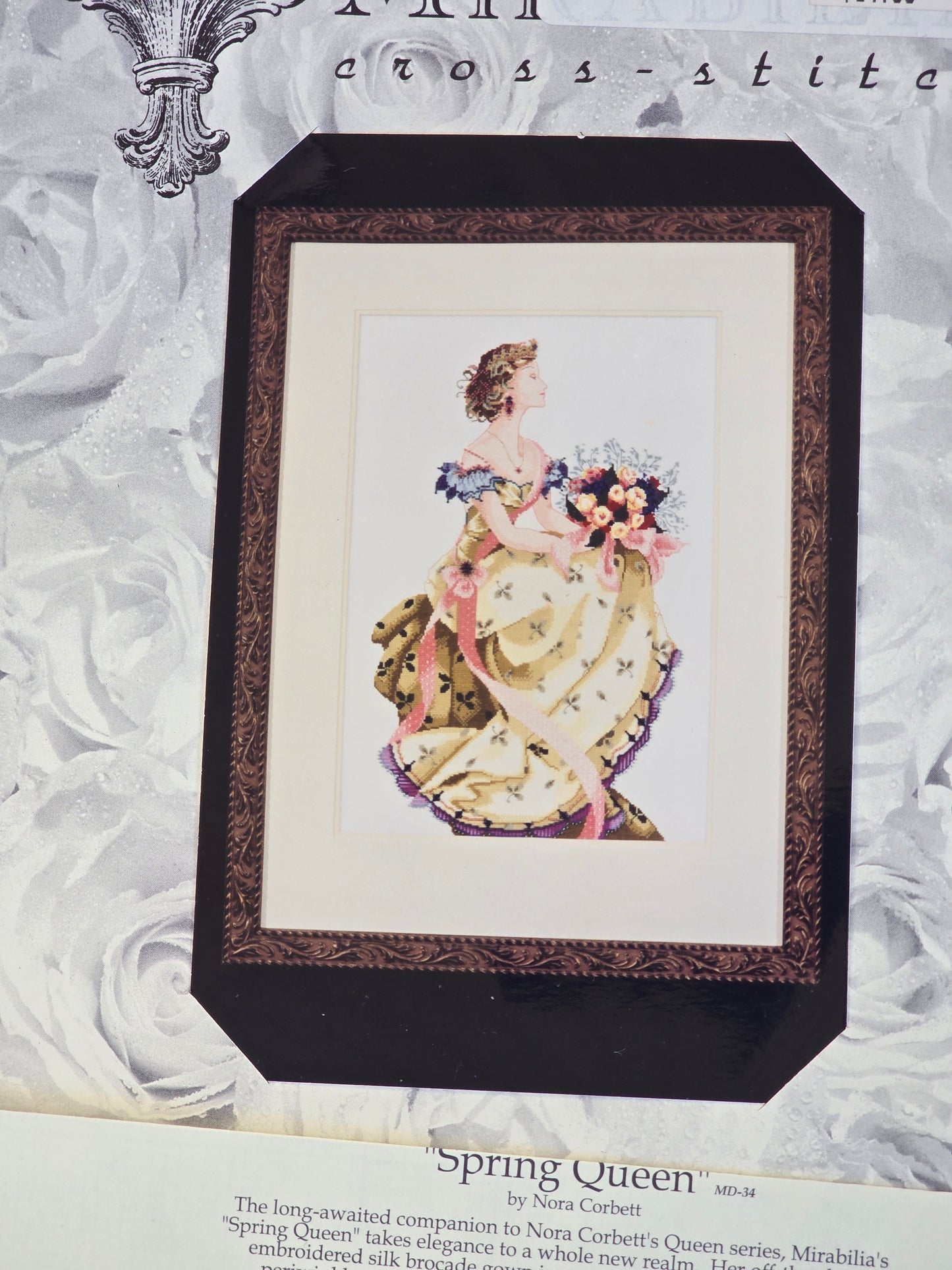 Mirabilia - Spring Queen - Partially Completed Cross Stitch Kit