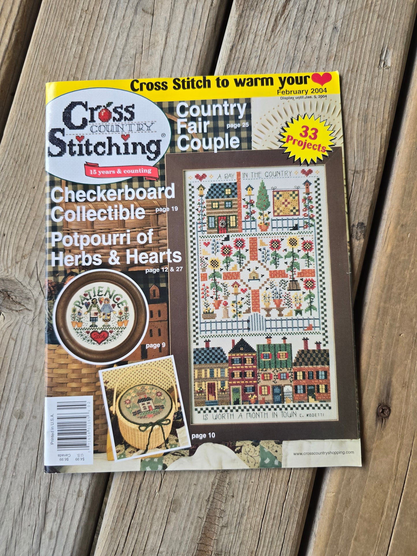 Cross Country Stitching Magazine - 2004 Bundle