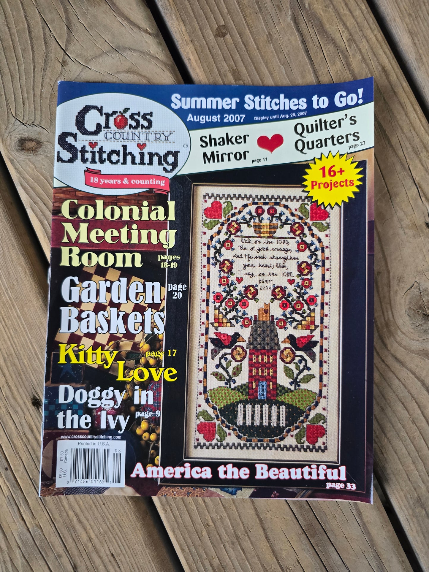 Cross Country Stitching Magazine - 2007 Bundle