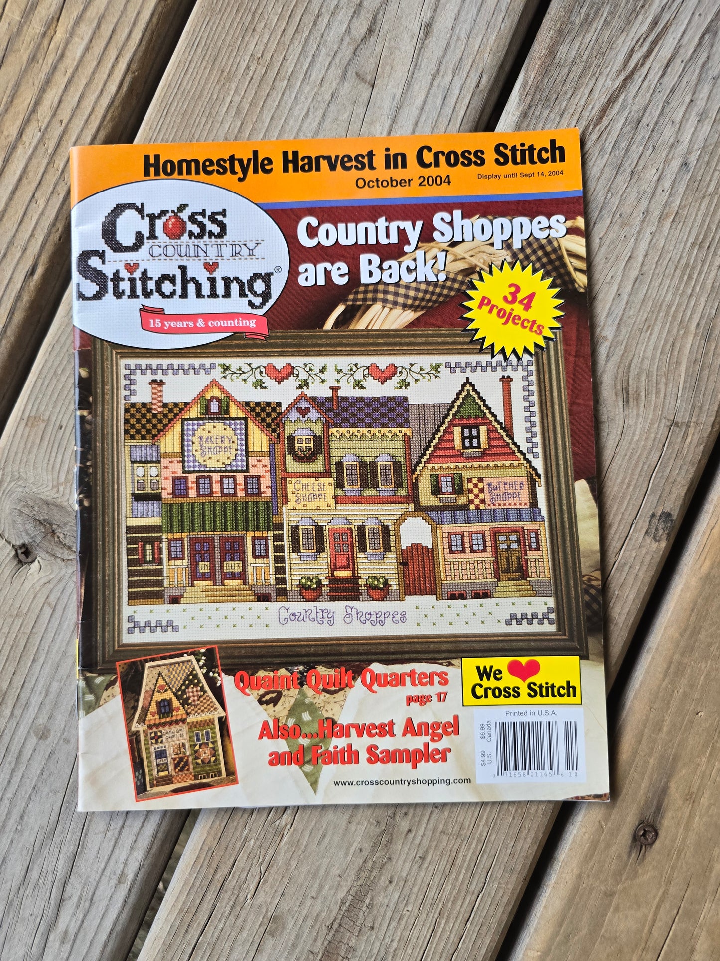 Cross Country Stitching Magazine - 2004 Bundle