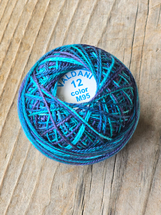 Valdani - Perle Cotton - Hand-Dyed - Size 12 - #M95 - Thread