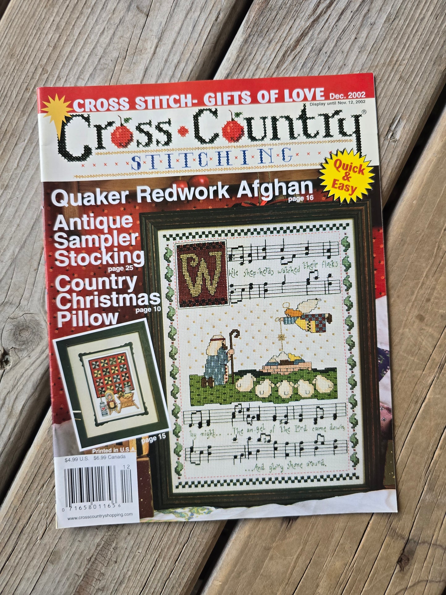Cross Country Stitching Magazine - 2002 Bundle