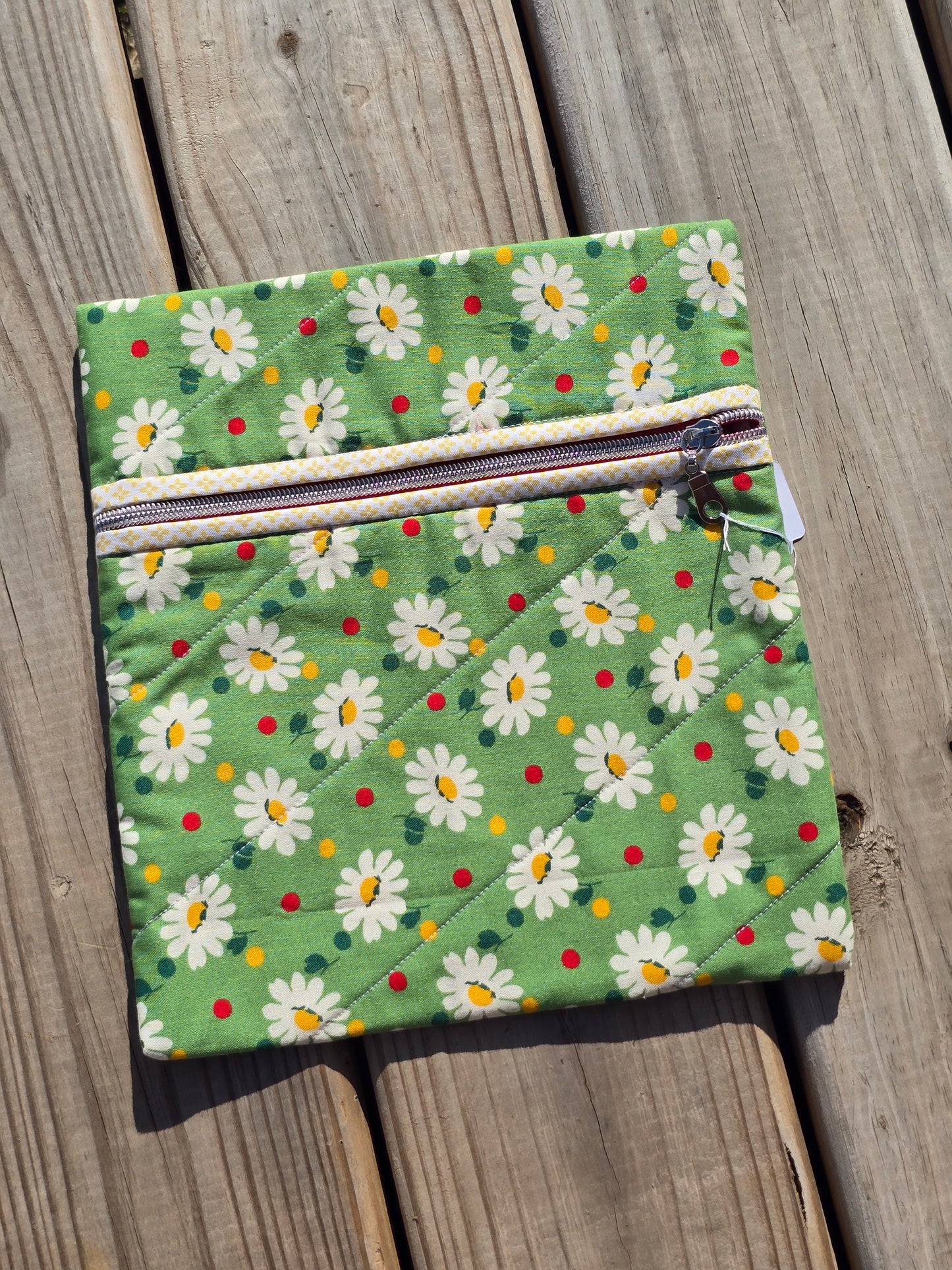 K Heinz Designz - Cloth Project Bag - Green Floral
