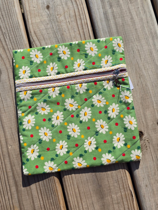 K Heinz Designz - Cloth Project Bag - Green Floral