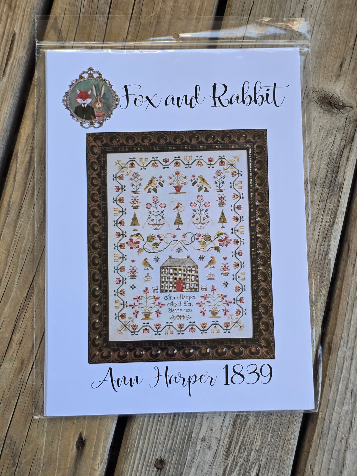 Fox and Rabbit - Ann Harper 1839 - Cross Stitch Pattern