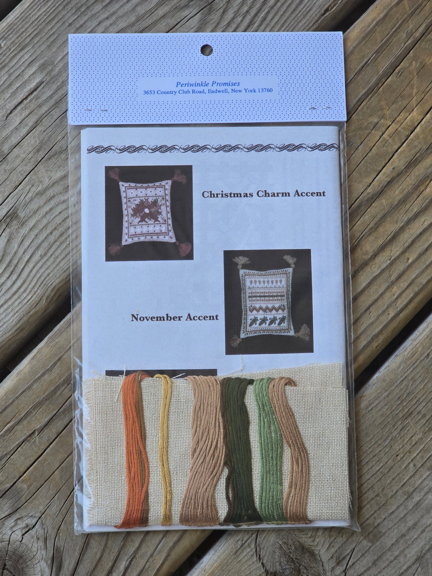 Periwinkle Promises - Sampler Accents - Horn of Plenty - Cross Stitch Kit
