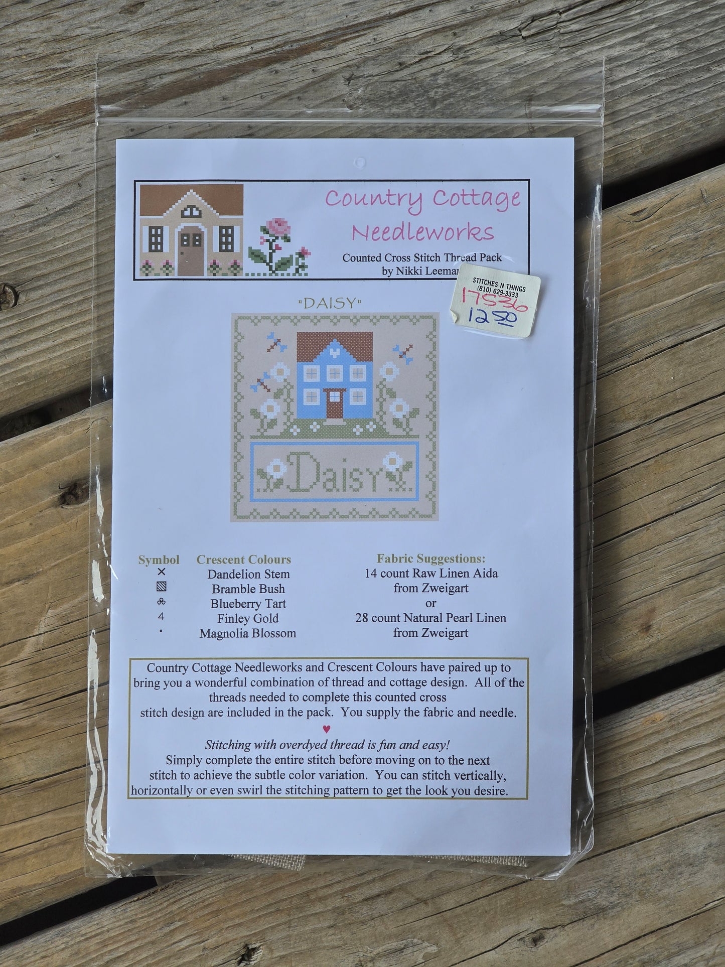Country Cottage Needleworks - Daisy - Cross Stitch Kit
