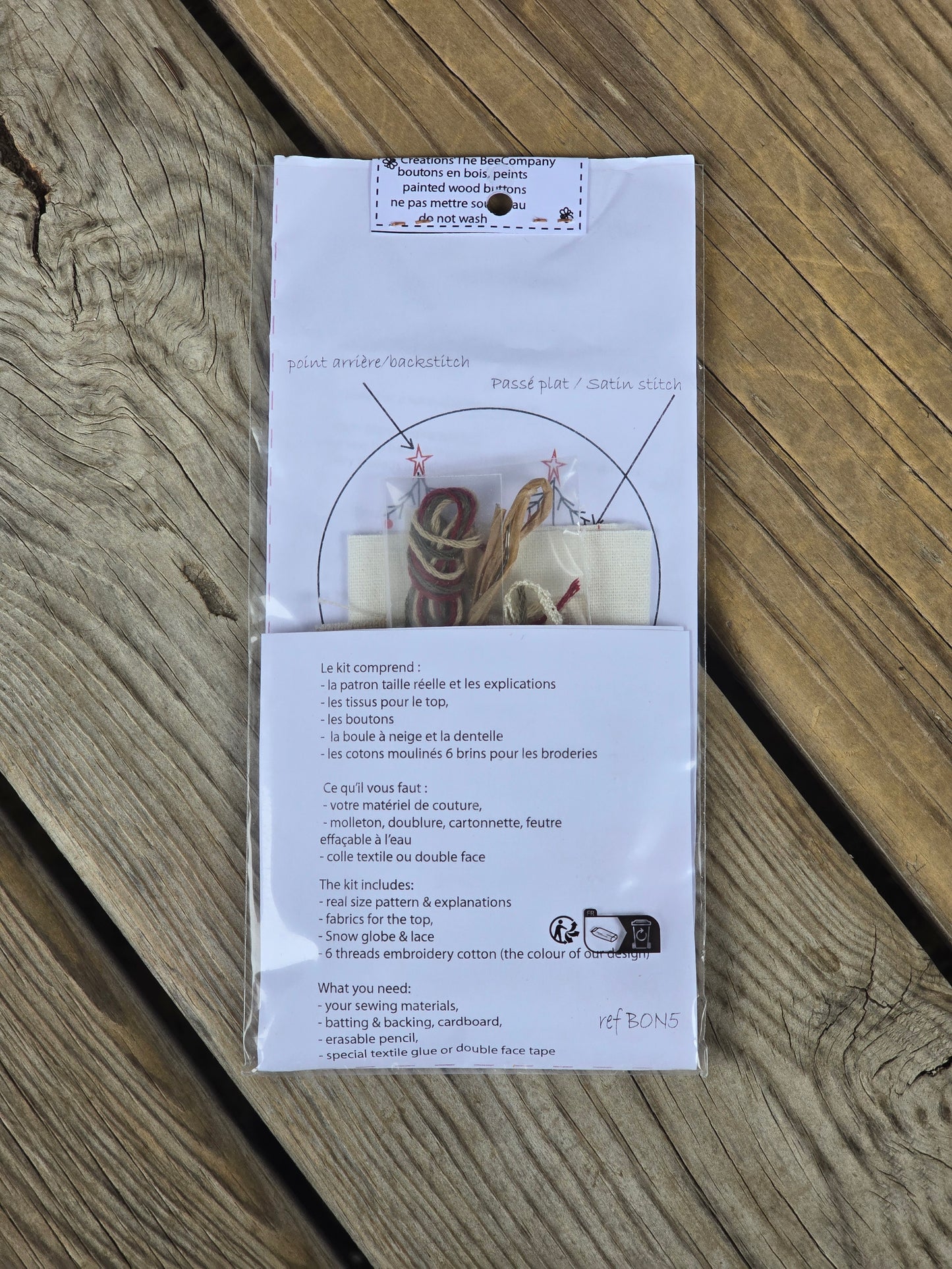 Fleur de Paris - The Bee Company - Snow Globe - Embroidery Kit - Nashville Needlework Market 2026