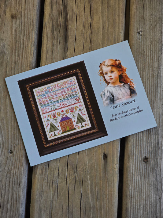 Hands Across The Sea Samplers - Jessie Stewart - Cross Stitch Pattern Booklet